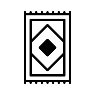 Döşeme halısının taslak biçimi simgesini kullanmaya hazır