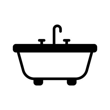 İşte birinci sınıf bir küvet ikonu.