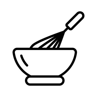 Taslak biçiminde dizayn edilmiş fırın kabı simgesi