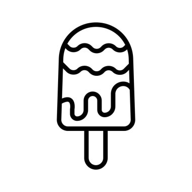 Buz çubuğu çizgisi simgesi premium indirme için hazır