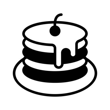 Vişne soslu krep sembolü.