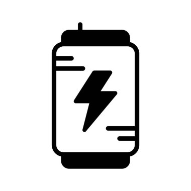 Ellerinizi enerji içeceği kutusunun bu modaya uygun sembolüne koyun.