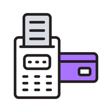 Pozisyon ödeme sisteminin bu modern çizgi simgesini kontrol et