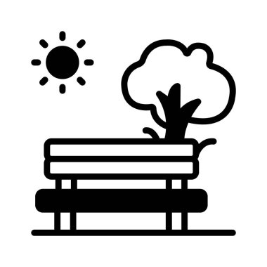 Bahçe sırasını gösteren premium kabartma biçimi simgemizi indir