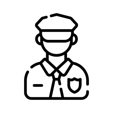 Birinci sınıf polis karakteri simgemizi indir