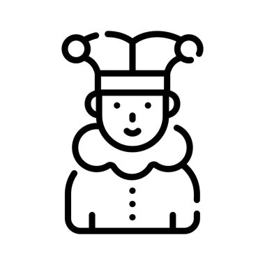 Palyaço karakterinin bu inanılmaz çizgi simgesini yakala