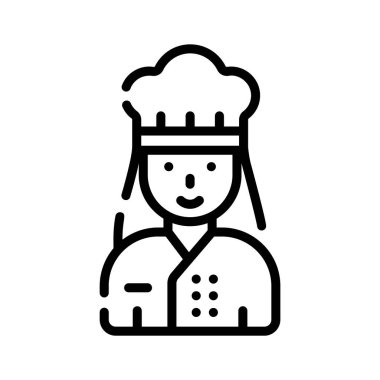 Kadın şef avatarımızın birinci sınıf simgesine bakın.