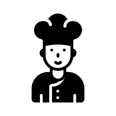 Şef Avatar 'ın bir simgesi yaratıcı bir şekilde kabartma stilinde tasarlanmıştır.