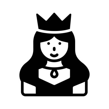 Bu kraliçe karakterinin kullanışlı kabartma simgesini al