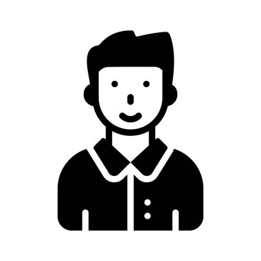 Çocuk karakterini gösteren bu muhteşem kabartma simgesini işaretleyin