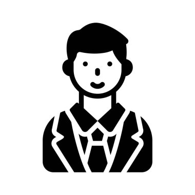 İşletme erkek simgesi, kabartma biçiminde dizayn edildi