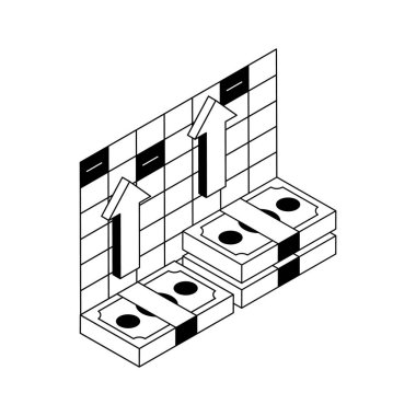 Kar analizi gösteren bu inanılmaz izometrik simgeyi yakalayın