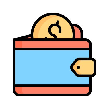 Burada para cüzdanını gösteren son model bir taslak simgesi var