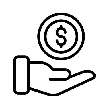 El fonları simgesi çizgi biçiminde yaratıcı bir şekilde tasarlandı