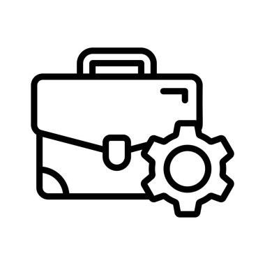 Satır biçiminde tasarlanmış iş yönetiminin görsel olarak meşgul edici simgesi