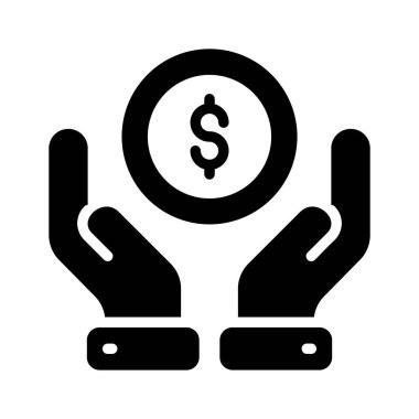 Güvenli yatırım gösteren kabartma simgesi kullanmaya hazır