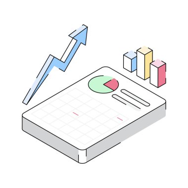 Şu modern izometrik iş raporuna bir bakın.