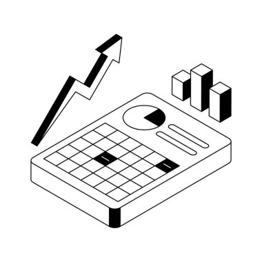 Şu modern izometrik iş raporuna bir bakın.
