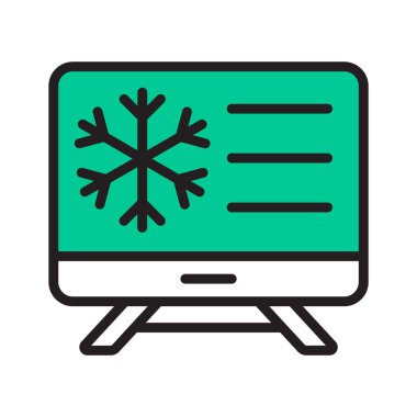 Modern tasarım tarzında bu inanılmaz hava tahmini ikonunu alın