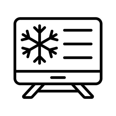 Modern tasarım tarzında bu inanılmaz hava tahmini ikonunu alın