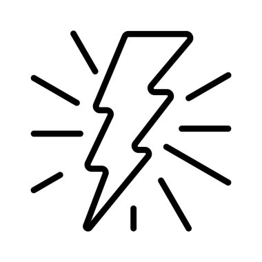 Cesur bir yıldırım, fırtınalı havayı ya da elektriği simgeliyor..