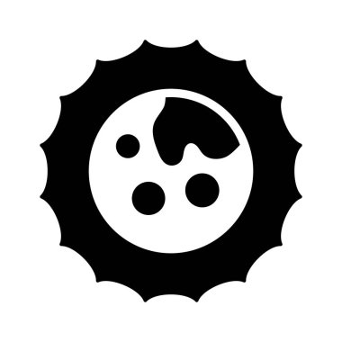 Yoğun ışıklarla parlayan güneş, yaz havasını simgeliyor.