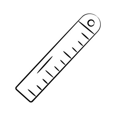 Karalama stilinde tasarlanmış okul yöneticisinin kişiselleştirilebilir bir simgesi