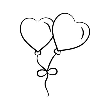 Kalp balonlarının bu kullanışlı çizim ikonunu al
