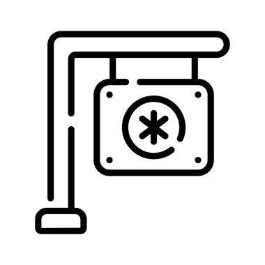 Hastane yönetim kurulunun ana simgesini kontrol et