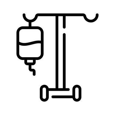 IV standının bir satır biçimi simgesi, premium kullanıma hazır