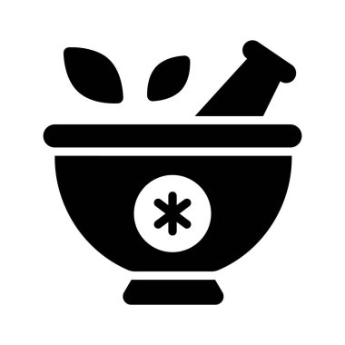 Bitkisel tıbbın özel kabartma simgesini indir