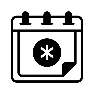 Doktor randevu takviminin kabartma simgesini kullanmaya hazır