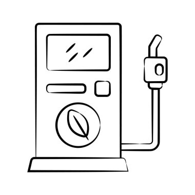 Yakıt pompasının özel el çizilmiş ikonunu indir