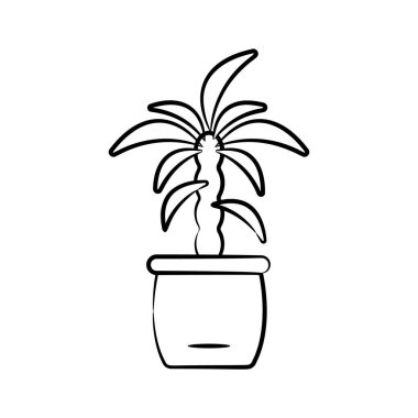 Janet Craig bitkisinin el çizimi ikonu.