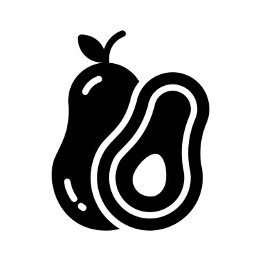 Taze avokado sembolü.