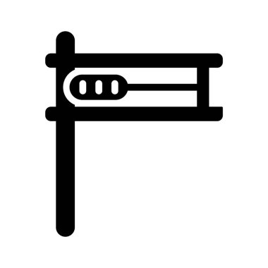 Geleneksel matraca oyuncağının el yapımı simgesi.