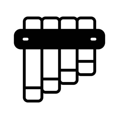 Bir zampona flütünün büyüleyici bir simgesi.