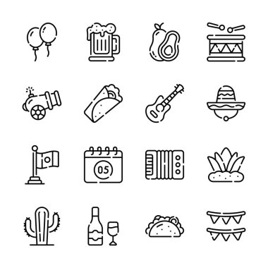 Bu inanılmaz Meksika gün simgeleri koleksiyonunu ana hatlarıyla kavra