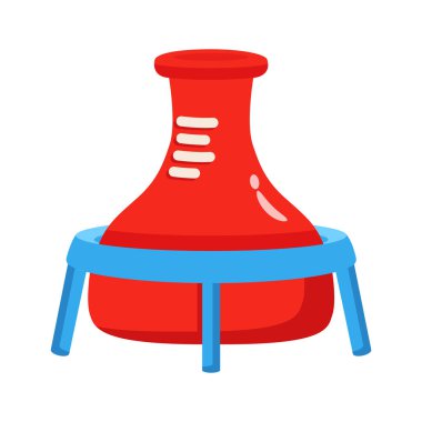 Laboratuvar için bu 2D ikon vitrinli matarayı al.