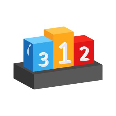 Liderlik tahtasının modern 2B stil simgesi