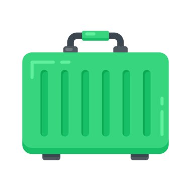 Şu bavulları gösteren düz simgeye bir göz atın.