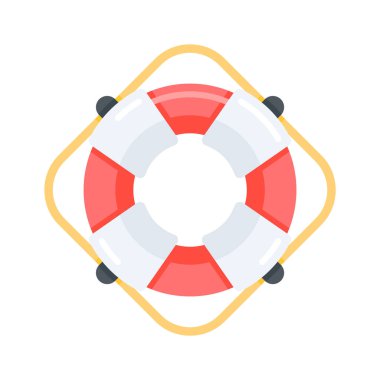 Can simidini gösteren iyi tasarlanmış düz bir simge