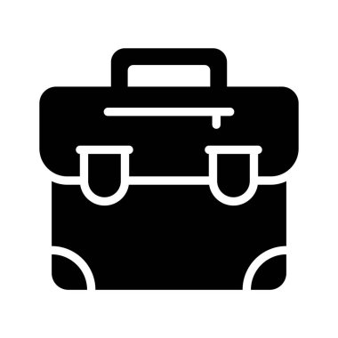 Bir iş çantası gösteren bir kabartma biçimi simgesi