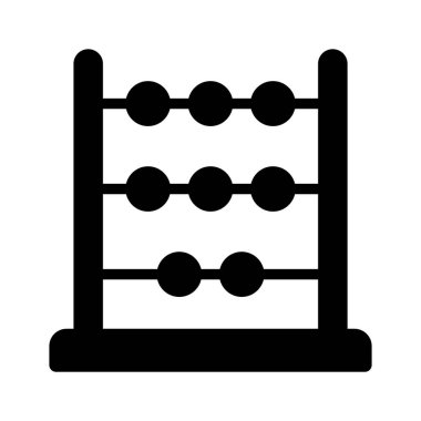Antik abaküs sayımının doldurulmuş bir simgesi