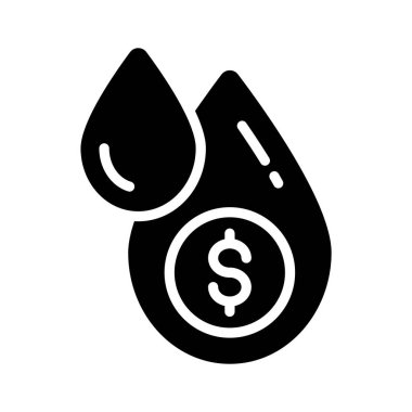 Düzenli para akışını gösteren sağlam bir biçim simgesi