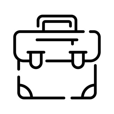 Bir iş çantası gösteren bir taslak biçim simgesi