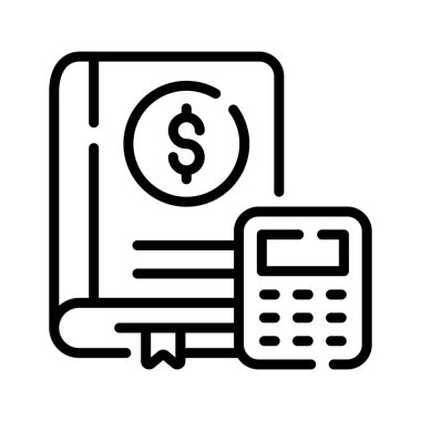 Hesap makineli muhasebe kitabının özet biçimi simgesi