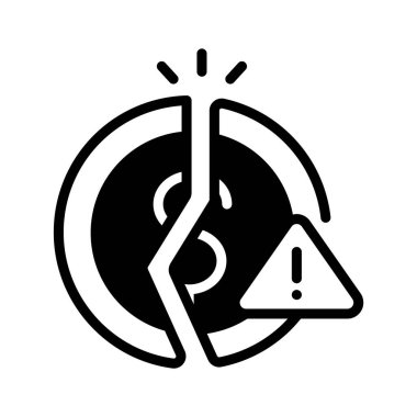 Dolar kaybı sembolünü gösteren dolu bir biçim simgesi