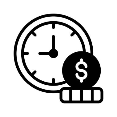 Zamanlanmış taksitleri gösteren bir glyph biçim simgesi