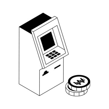 ATM 'nin birinci sınıf izometrik simgesi